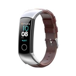 Tmianya Stilvolles Ersatzarmband für mehrere Modelle elektronischer Smartwatches, die mit Smartwatch kompatibel sind XQQ0238 (Brown, One Size) von Tmianya