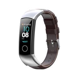Tmianya Stilvolles Ersatzarmband für mehrere Modelle elektronischer Smartwatches, die mit Smartwatch kompatibel sind XQQ0238 (Coffee, One Size) von Tmianya
