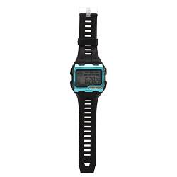 Tnfeeon Elektronische Armbanduhr für Herren, Modische Großbildanzeige, Multifunktions-WR30M, wasserdichte Digitale Sportuhr mit Alarm Zum Laufen (Blau) von Tnfeeon