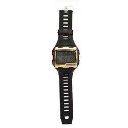 Tnfeeon Elektronische Armbanduhr für Herren, Modische Großbildanzeige, Multifunktions-WR30M, wasserdichte Digitale Sportuhr mit Alarm Zum Laufen (Gold) von Tnfeeon