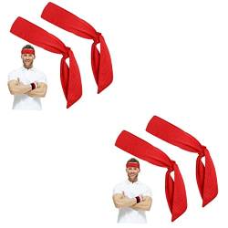 Toddmomy 4 Stück Schal sportliches Stirnband Stirnbänder für Herren Haargummis Stirnbänder für Männer Stirnbänder für Damen Krawattenstirnband für den Sport Schweiß binden Zubehör Mann von Toddmomy