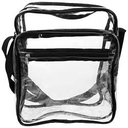 Toddmomy 4 Stück Transparente Damentasche Reise Umhängetasche Klare Umhängetasche Kulturbeutel Für Damen Durchsichtige Umhängetasche Klare Tasche Kosmetik Reisen PVC Wickeltasche von Toddmomy