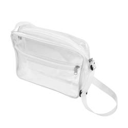 Toddmomy transparente Umhängetasche Reise-Kosmetiktasche Tasche mit großem Fassungsvermögen durchsichtige Kosmetiktasche Make-up-Taschen Schultertasche Umhängetasche für Damen Handytasche von Toddmomy