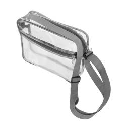 Toddmomy transparente Umhängetasche Reisekosmetiktasche Kosmetiktasche Portable Klarsichttaschen für durchsichtige Schminktasche für Schultertasche PVC-Tasche Handytasche von Toddmomy