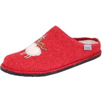 Tofee TOFEE Damen Filzpantoffel 819858 rot Hausschuh von Tofee