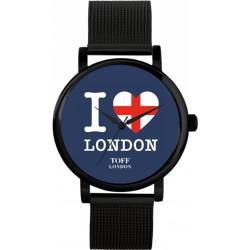 Toff London Ich Liebe London Navy Uhr von Toff London