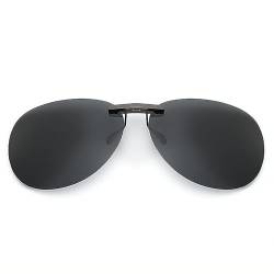 Clip Stil Sonnenbrille Flip Clip auf Sonnenbrille Polarisiert Brillen für Myopie Brille für Rezept Brillen für Myopie Brille im Freien/Fahren/Angeln von Tofox