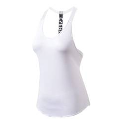 Damen Sporttop Yoga Tank Top Dry Fit Kompression Running Fitness T-Shirt Gym Yoga Tanktop Fitness Oberteil T-Shirt von Tofox
