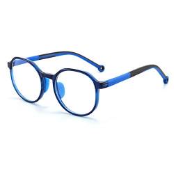 Tofox Kinder Brille Ohne Stärke Blaulichtfilter UV Blockieren TR90 Rahmen Gamingbrille Computerbrille Anti Müdigkeit für Jungen Und Mädchen Brille Ohne Stärke Blaulichtfilter von Tofox