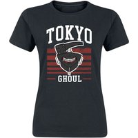 Tokyo Ghoul - Anime T-Shirt - College Dripout - S bis XXL - für Damen - Größe L - schwarz  - Lizenzierter Fanartikel von Tokyo Ghoul