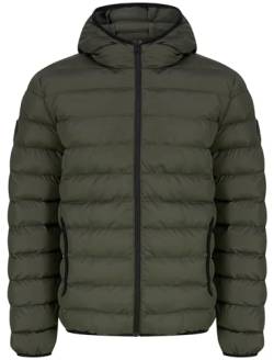 Tamary Quilted Puffer Jacket with Hood in Khaki - Tokyo Laundry - XL von Tokyo Laundry