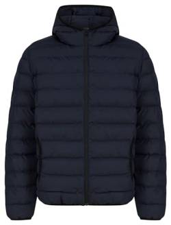 Tamary Quilted Puffer Jacket with Hood in Sky Captain Navy - Tokyo Laundry - L von Tokyo Laundry