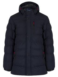 Tokyo Laundry Herren Yorkshire Steppmantel Winter Puffer Coat mit Kapuze, navy, XL von Tokyo Laundry