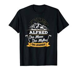 Alfred personalisiertes Geschenk, Mann Mythos Legende T-Shirt von Tolle Geschenkideen und originelle Geschenke