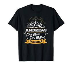Andreas personalisiertes Geschenk, Mann Mythos Legende T-Shirt von Tolle Geschenkideen und originelle Geschenke