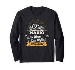 Mario personalisiertes Geschenk, Mann Mythos Legende Langarmshirt von Tolle Geschenkideen und originelle Geschenke