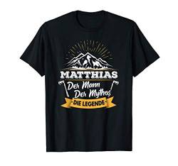 Matthias personalisiertes Geschenk, Mann Mythos Legende T-Shirt von Tolle Geschenkideen und originelle Geschenke