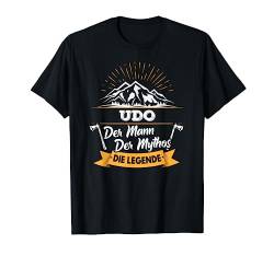 Udo personalisiertes Geschenk, Mann Mythos Legende T-Shirt von Tolle Geschenkideen und originelle Geschenke
