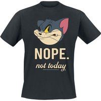 Tom And Jerry T-Shirt - Nope Not Today - S bis 5XL - für Männer - Größe 4XL - schwarz  - Lizenzierter Fanartikel von Tom And Jerry