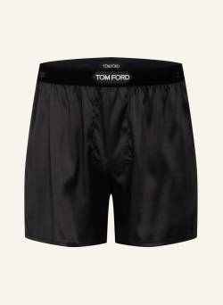 Tom Ford Boxershorts Aus Seide schwarz von Tom Ford