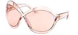 Tom Ford CARINE-02 FT 0902 Shiny Pink/Pink 71/11/110 Damen Sonnenbrillen von Tom Ford