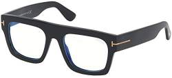 Tom Ford FAUSTO FT 5634-B BLUE BLOCK Unisex Brille BLACK 53/20/145, Black von Tom Ford