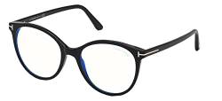 Tom Ford FT 5742-B BLUE BLOCK Shiny Black/Blue Filter 53/18/140 Damen Brillen von Tom Ford