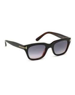 Tom Ford Herren FT0237 05B 52 Sonnenbrille, Schwarz (Nero/Altro/Fumo Grad) von Tom Ford