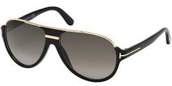 Tom Ford Herren FT0334 01P 59 Sonnenbrille, Schwarz (Nero Lucido/Verde Grad) von Tom Ford