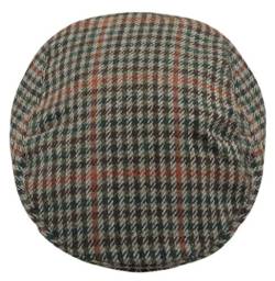 Socks Uwear Unisex Tweed Country Style Flat Cap Hat Khaki Orange L/XL von Tom Franks