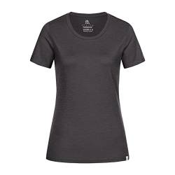 Tom Fyfe Merino T-Shirt Damen Anthrazit M | 100% Merinowolle | Made in Europe von Tom Fyfe