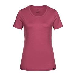 Tom Fyfe Merino T-Shirt Damen Brombeere M | 100% Merinowolle | Made in Europe von Tom Fyfe