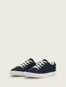 TOM TAILOR DENIM Damen Basic Sneaker, blau, Uni, Gr. 37 von Tom Tailor Denim