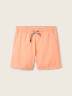 TOM TAILOR DENIM Herren Basic Badeshorts, orange, Uni, Gr. XXL von Tom Tailor Denim