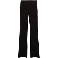 TOM TAILOR Denim Stoffhose stretch flare with slit, deep black von Tom Tailor Denim