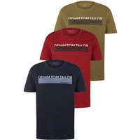 TOM TAILOR Denim T-Shirt (Packung, 3-tlg) in verschiedenen Farben von Tom Tailor Denim