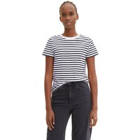 Tom Tailor Denim Damen T-Shirt MODERN STRIPE - Relaxed Fit von Tom Tailor Denim