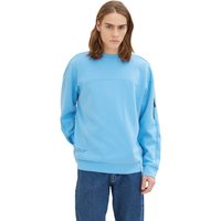 Tom Tailor Denim Herren Rundhals Sweatshirt RELAXED CREW - Relaxed Fit von Tom Tailor Denim