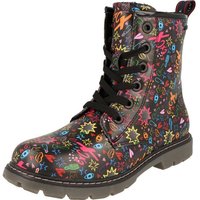 TOM TAILOR 4270160027 Mädchen Schuhe Tex Stiefel Graffitistyle Winterboots Wasserabweisend, Reißverschluss von Tom Tailor