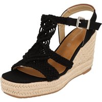 TOM TAILOR Damen 5390900014 Sommer Wedge Komfort Keilsandalette verstellbar, gepolstert von Tom Tailor