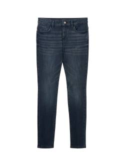 TOM TAILOR Damen Alexa Skinny Jeans, blau, Uni, Gr. 29/30 von Tom Tailor