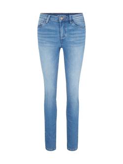 TOM TAILOR Damen Alexa Skinny Jeans, blau, Uni, Gr. 30/32 von Tom Tailor