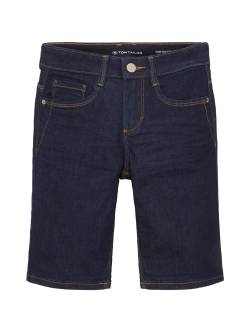 TOM TAILOR Damen Alexa Slim Jeansshorts, blau, Melange Optik, Gr. 27 von Tom Tailor