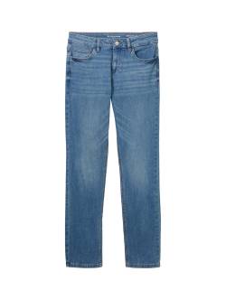 TOM TAILOR Damen Alexa Straight Jeans, blau, Uni, Gr. 30/30 von Tom Tailor