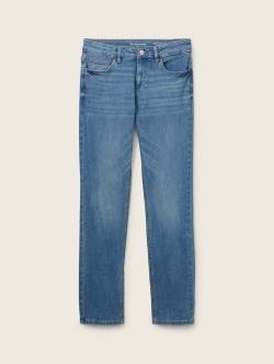 TOM TAILOR Damen Alexa Straight Jeans, blau, Uni, Gr. 30/32 von Tom Tailor