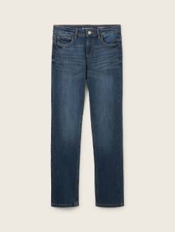 TOM TAILOR Damen Alexa Straight Jeans, blau, Uni, Gr. 31/32 von Tom Tailor