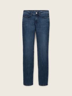 TOM TAILOR Damen Alexa Straight Jeans mit Bio-Baumwolle, blau, Gr. 28/32 von Tom Tailor