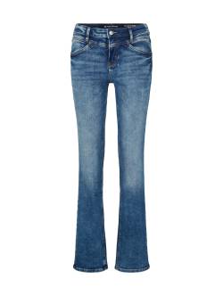 TOM TAILOR Damen Alexa Straight Jeans mit Stretch, blau, Gr. 29/30 von Tom Tailor