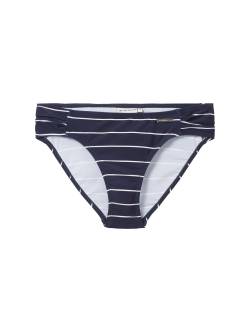 TOM TAILOR Damen Bikini-Slip, blau, Streifenmuster, Gr. 40 von Tom Tailor