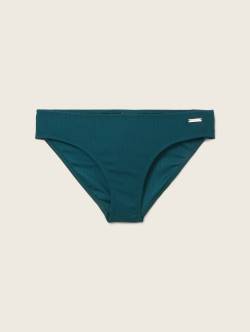 TOM TAILOR Damen Bikini-Slip, grün, Uni, Gr. 40 von Tom Tailor